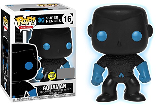 Funko POP! Justice League: Aquaman Silhouette Glow in The Dark Vinyl Figure 10cm von Funko