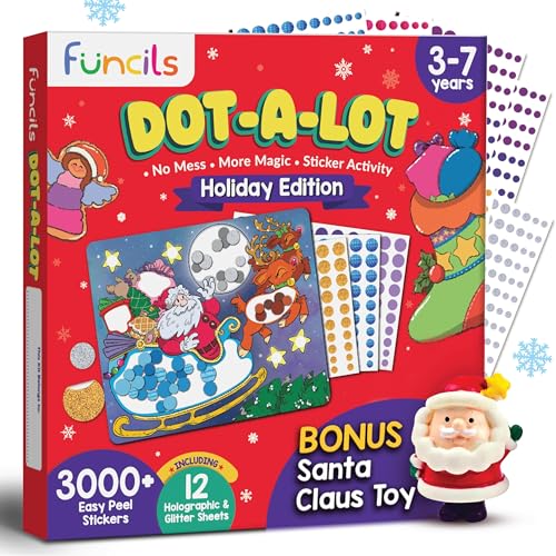 Funcils Dot A Lot Variation (Weihnachts Spezial Sticker Art Kit) von Funcils