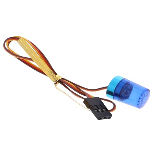 Funduino 5V RC Rundumlicht, Warnlicht, Arduino-kompatibel, ideal für den Modellbau/RC-Fahrzeuge (Blau - 13x18 mm) von Funduino