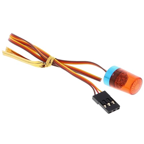 Funduino 5V RC Rundumlicht, Warnlicht, Arduino-kompatibel, ideal für den Modellbau/RC-Fahrzeuge (Rot - 13x18 mm) von Funduino