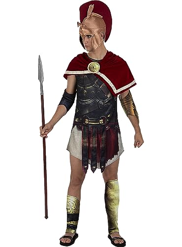 Funidelia | Alexios Kostüm - Assassin's Creed Odyssey Games, Film und Serien, Assassin's Creed - Kostüm für Erwachsene & Verkleidung für Partys, Karneval & Halloween - Größe L - XL - Braun von Funidelia