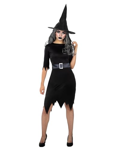 Funidelia Basis Hexenkostüm für Damen, Größe S - M Hexen, Zauberer - Verkleidung für Erwachsene für Partys, Karneval und Halloween Funidelia Basis Hexenkostüm für Damen, Größe S - M Hexen, Zauberer - Verkleidung für Erwachsene für Partys, Karneval und Halloween von Funidelia