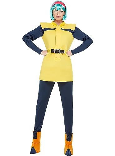 Funidelia | Bulma Kostüm - Dragon Ball OFFIZIELLE für Damen Größe XL Manga, Saiyan, Kame Hame Ha - Gelb, Overall, Kleid und Überziehstiefel von Funidelia