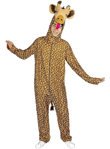 Funidelia | Giraffen Kostüm für Herren und Damen Tiere, Wüste - Kostüm für Erwachsene & Verkleidung für Partys, Karneval & Halloween - Größe L - XL - Braun von Funidelia