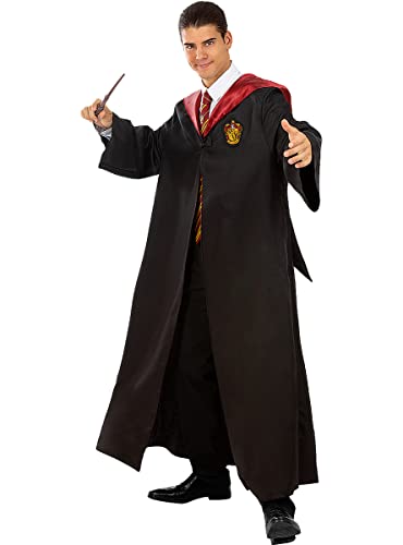 Funidelia | Harry Potter Kostüm Gryffindor für Herren und Damen Hogwarts, Zauberer, Film und Serien - Kostüm für Erwachsene & Verkleidung für Partys, Karneval & Halloween - Größe M - Schwarz von Funidelia