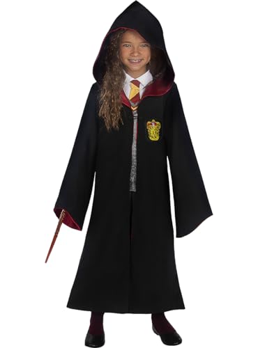 Funidelia | Hermine Granger Kostüm Deluxe für Mädchen Gryffindor, Zauberer, Film und Serien, Hogwarts - Kostüm für Kinder & Verkleidung für Partys, Karneval & Halloween - Größe 3-4 Jahre von Funidelia