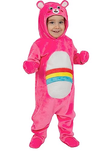 Funidelia | Hurrabärchi Kostüms Glücksbärchis für Baby Care Bears, Bär - Kostüm für Baby & Verkleidung für Partys, Karneval & Halloween - Größe 0-6 Monate - Rosa von Funidelia