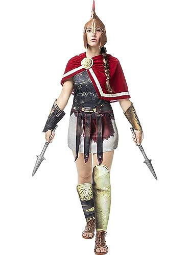 Funidelia | Kassandra Kostüm - Assassin's Creed Odyssey Games, Assassin's Creed - Kostüm für Erwachsene & Verkleidung für Partys, Karneval & Halloween - Größe XL - Braun von Funidelia