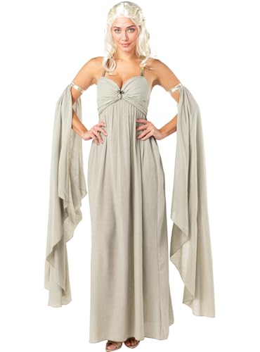Funidelia | Kostüm von Daenerys Targaryen Khaleesi - Spiel der Throne für Damen Khaleesi & Daenerys Targaryen - Kostüm für Erwachsene & Verkleidung für Partys, Karneval & Halloween - Größe L Funidelia | Kostüm von Daenerys Targaryen Khaleesi - Spiel der Throne für Damen Khaleesi & Daenerys Targaryen - Kostüm für Erwachsene & Verkleidung für Partys, Karneval & Halloween - Größe L von Funidelia