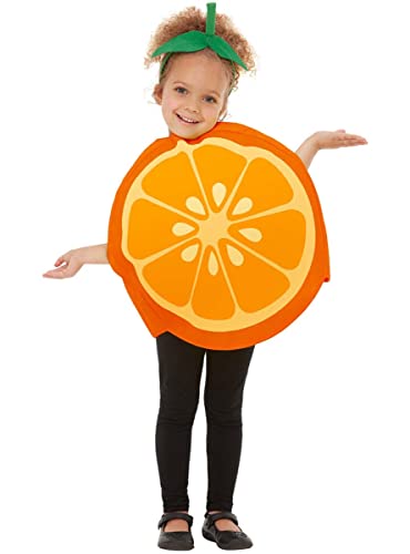 Funidelia | Orangen Kostüm für Jungen und Mädchen Obst, Essen - Kostüm für Kinder & Verkleidung für Partys, Karneval & Halloween - Größe 3-6 Jahre - Orange von Funidelia