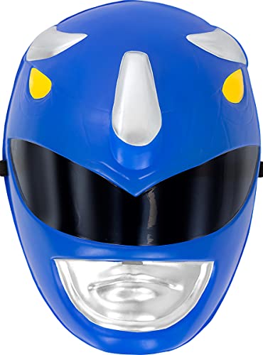 Funidelia | Power Ranger Maske blau für Jungen Film und Serien, Superhelden, Zeichentrickfilm - Zubehör für Kinder, Zubehör für Kostüm - Blau von Funidelia