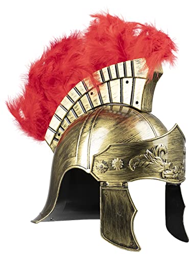 Funidelia | Römischer Zenturio Helm für Herren und Damen Rom, Gladiator, Römischer Zenturio, Kulturen & Traditionen - Zubehör für Erwachsene, Zubehör für Kostüm - Braun von Funidelia