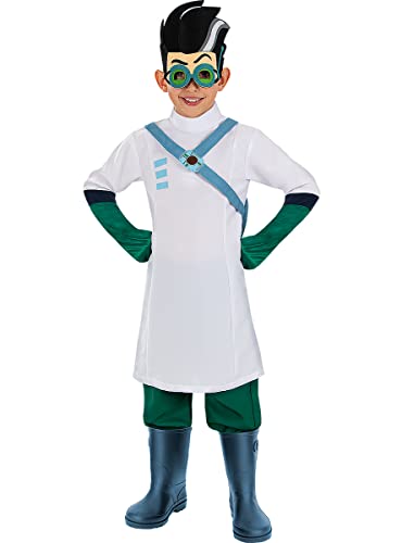 Funidelia | Romeo PJ Masks Kostüm für Jungen Catboy, Eulette, Gecko - Kostüm für Kinder & Verkleidung für Partys, Karneval & Halloween - Größe 7-9 Jahre - Weiß von Funidelia