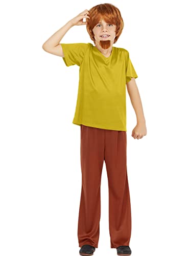 Funidelia | Shaggy Kostüm - Scooby Doo für Jungen Scooby Doo, Zeichentrickfilm - Kostüme für Kinder & Verkleidung für Partys, Karneval & Halloween - Größe 10-12 Jahre - Grün von Funidelia