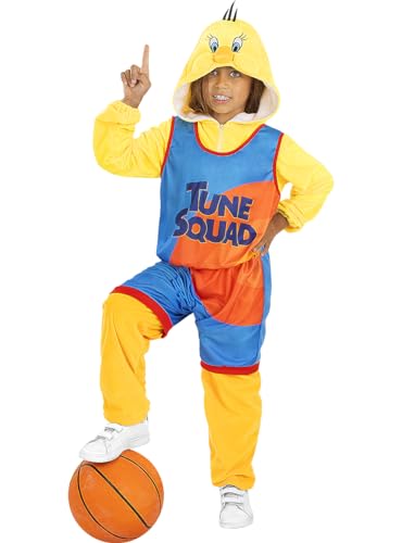 Funidelia | Tweety Space Jam Kostüm - Looney Tunes für Jungen Kostüme für Kinder & Verkleidung für Partys, Karneval & Halloween - Größe 7-9 Jahre - Gelb von Funidelia