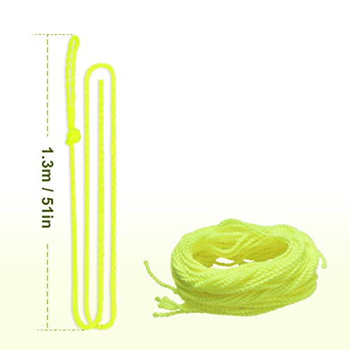 Funien 10pcs Yoyo-Saiten 1, 24-Strang Ersatz Yo-Yo-Saiten für Reaktionsschnelle und Nicht Reagierende Yoyo-Ball (10 Packung 24 Stränge) von Funien