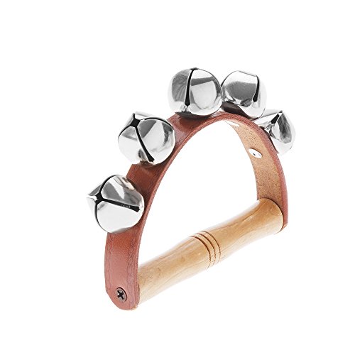 Funien Handbell Baby Frühpädagogisches Musikinstrument Rhythmus Beats Shaking Small Jingle Bell Tool von Funien