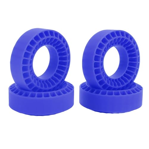 RC Silicon Wheel -Einsätze 1,0 -Zoll -Reifen Set 4 Kletterleistung für 1/10 Crawler Car Accessoires (Blau) von Funien