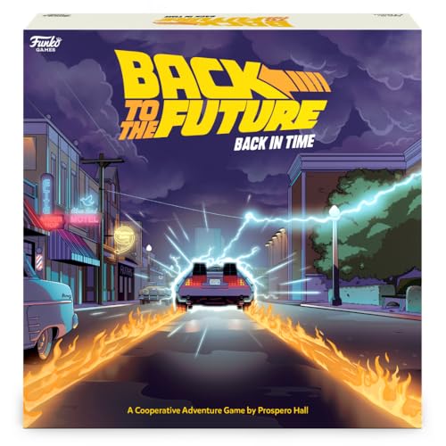 Funko Games Back To The Future: Back in Time, English Board game ab 10 Jahren, Familienspiel für 2 bis 4 Spieler, Englischer Brettspiel von FUNKO GAMES