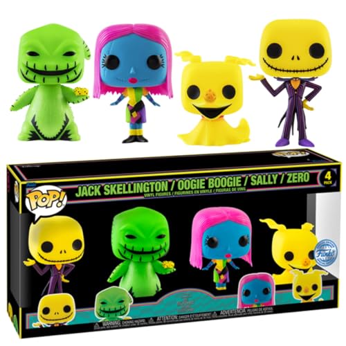 Disney Pack 4 Figurines POP! Movies Vinyl Nightmare Before Christmas (EMEA) 9 cm von Funko