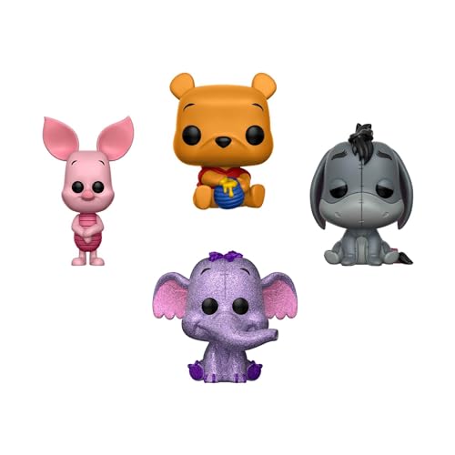 Funko Pop! Disney: Winnie The Pooh - Piglet - 4pk - Vinyl-Sammelfigur - Geschenkidee - Offizielle Handelswaren - Spielzeug Für Kinder und Erwachsene - TV Fans - Modellfigur Für Sammler und Display von Funko