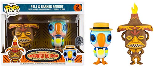 Disney Park Exclusive Enchanted Tiki Room Pele & Barker Parrot Funko POP 2 Pack von Funko