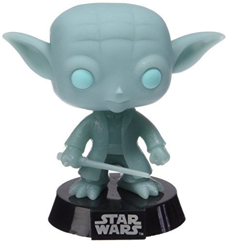 Funko 019151 Pop Star Wars Spirit Yoda Glow In The Dark 02 Vinyl Bobble-Head Figure, 10 cm von Funko