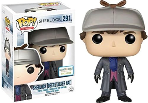 Funko 023914 Pop Television : Sherlock Holmes mit Deerstalker Hat 291 Vinyl Figure von Funko