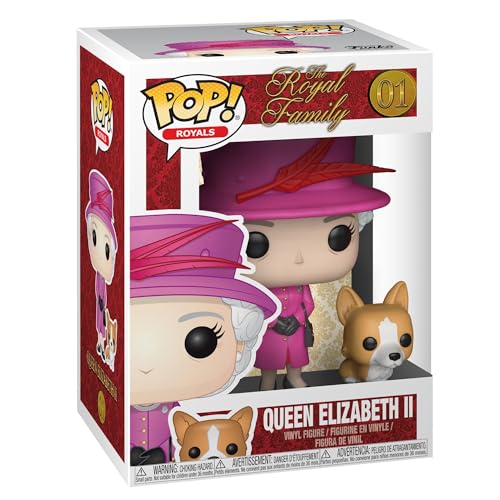 Funko Pop! Queen Elizabeth II & Corgi Buddy: Royal Family - Vinyl-Sammelfigur - Geschenkidee - Offizielle Handelswaren - Spielzeug Für Kinder und Erwachsene - Modellfigur Für Sammler und Display von Funko