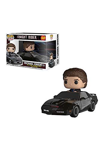 Funko POP! Rides: Knight Rider: KITT And Michael Knight - Vinyl-Sammelfigur - Geschenkidee - Offizielle Handelswaren - Spielzeug Für Kinder Und Erwachsene - TV Fans - Modellfigur Für Sammler von Funko