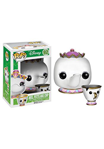 Funko 3898 Schöne und das Biest POP Vinylfigur: Disney: Mrs. Potts and Chip, Mehrfarbig von Funko