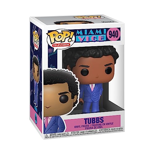 Funko Pop! TV: Miami Vice - Ricardo Tubbs - Vinyl-Sammelfigur - Geschenkidee - Offizielle Handelswaren - Spielzeug Für Kinder und Erwachsene - TV Fans - Modellfigur Für Sammler und Display von Funko