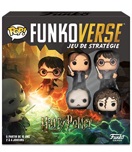 Funko 43476 Black Mag Funkoverse (4 Character Pack) Brettspiel, Multi Colour, Französisch version von Funko