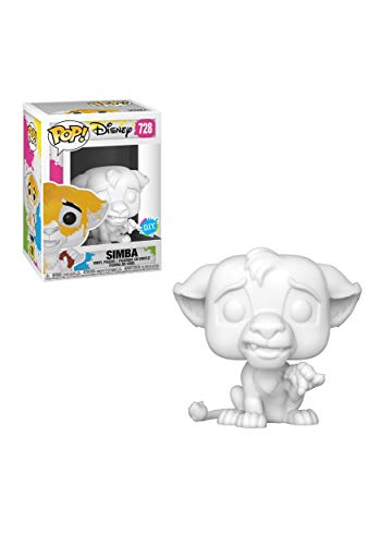 Funko Pop! Disney: Lion King-Simba - (DIY) - Weiß - The Lion King - König der Löwen, der - Vinyl-Sammelfigur - Geschenkidee - Offizielle Handelswaren - Spielzeug Für Kinder und Erwachsene von Funko