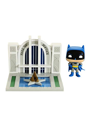 Funko Pop! Towns 80th-Hall of Justice mit Batman - DC Comics - Vinyl-Sammelfigur - Geschenkidee - Offizielle Handelswaren - Spielzeug Für Kinder und Erwachsene - Comic Books Fans von Funko