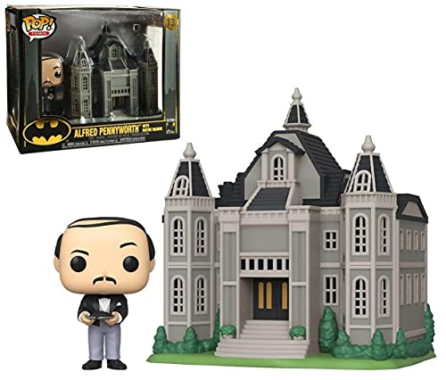 Funko Pop! Town: Batman 80th - Wayne Manor mit Alfred - DC Comics - Vinyl-Sammelfigur - Geschenkidee - Offizielle Handelswaren - Spielzeug Für Kinder und Erwachsene - Comic Books Fans von Funko