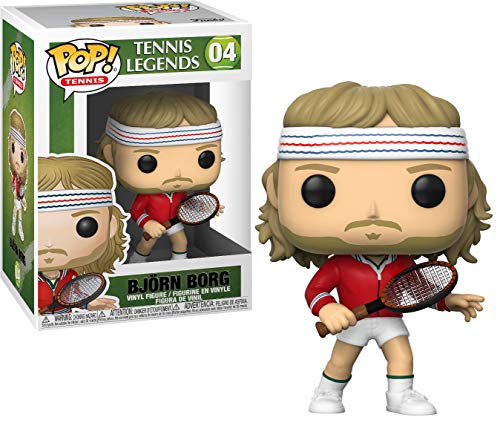 Funko Pop! Tennis Legends-Björn Bjorn Borg - Vinyl-Sammelfigur - Geschenkidee - Offizielle Handelswaren - Spielzeug Für Kinder und Erwachsene - Sports Fans - Modellfigur Für Sammler und Display von Funko