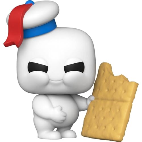 Funko Pop! Movies: Ghostbusters: Afterlife-Mini Puft mit Graham Cracker - Ghostbusters Afterlife - Vinyl-Sammelfigur - Geschenkidee - Offizielle Handelswaren - Spielzeug Für Kinder und Erwachsene von Funko