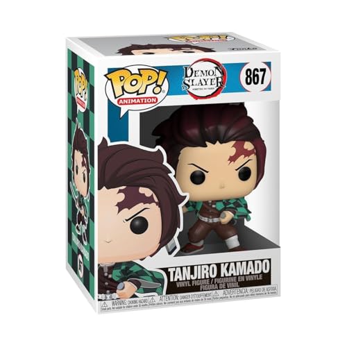 Funko Pop! Animation: Demon Slayer - Tanjiro Kamado - Vinyl-Sammelfigur - Geschenkidee - Offizielle Handelswaren - Spielzeug Für Kinder und Erwachsene - Anime Fans - Modellfigur Für Sammler von Funko