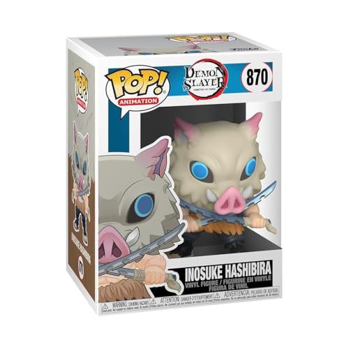 Funko Pop! Animation: Demon Slayer - Inosuke Hashibira - Vinyl-Sammelfigur - Geschenkidee - Offizielle Handelswaren - Spielzeug Für Kinder und Erwachsene - Anime Fans - Modellfigur Für Sammler von Funko