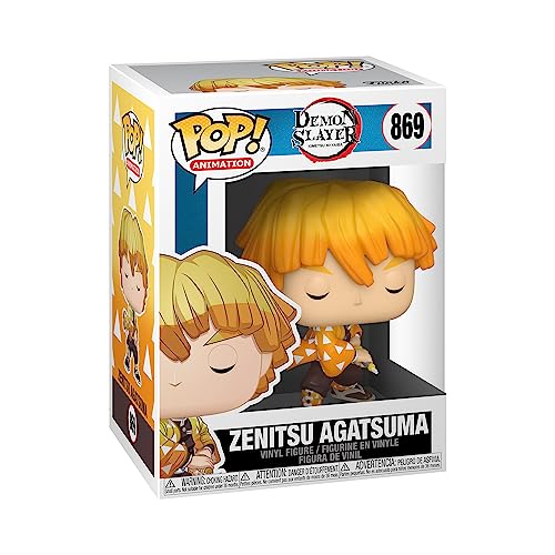 Funko POP! Animation: Demon Slayer - Zenitsu Agatsuma - Vinyl-Sammelfigur - Geschenkidee - Offizielle Handelswaren - Spielzeug Für Kinder und Erwachsene - Anime Fans - Modellfigur Für Sammler von Funko