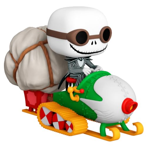 Funko Pop! Disney Ride: The Nightmare Before Christmas-Jack Skellington mit Goggles & Snowmobile - Vinyl-Sammelfigur - Geschenkidee - Offizielle Handelswaren - Spielzeug Für Kinder und Erwachsene von Funko