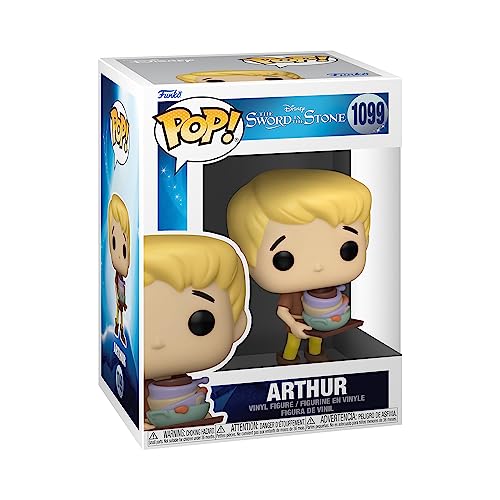 Funko Pop! Disney: Sits - Arthur Wart Pendragon - Sword in The Stone - Vinyl-Sammelfigur - Geschenkidee - Offizielle Handelswaren - Spielzeug Für Kinder und Erwachsene - Movies Fans von Funko