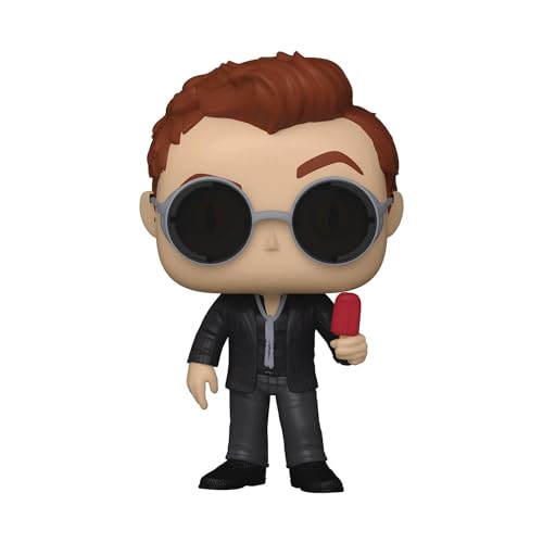 Funko 49280 POP TV: Good Omens-Crowley w/Apple w/Chase (Styles may vary) Multicolour Standard von Funko