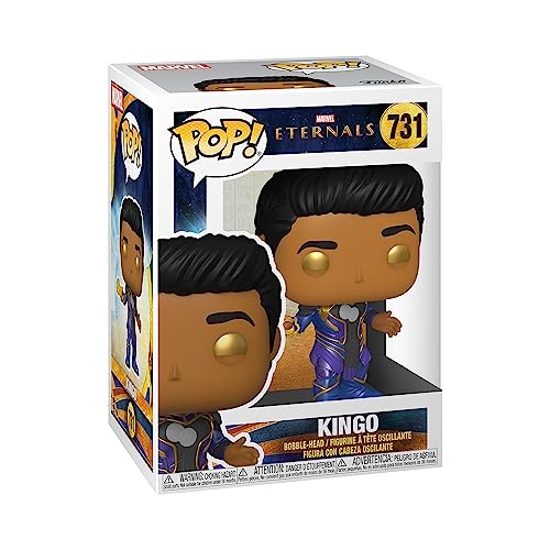 Funko Pop! Marvel: Eternals - Kingo - Marvel Comics - Vinyl-Sammelfigur - Geschenkidee - Offizielle Handelswaren - Spielzeug Für Kinder und Erwachsene - Comic Books Fans von Funko