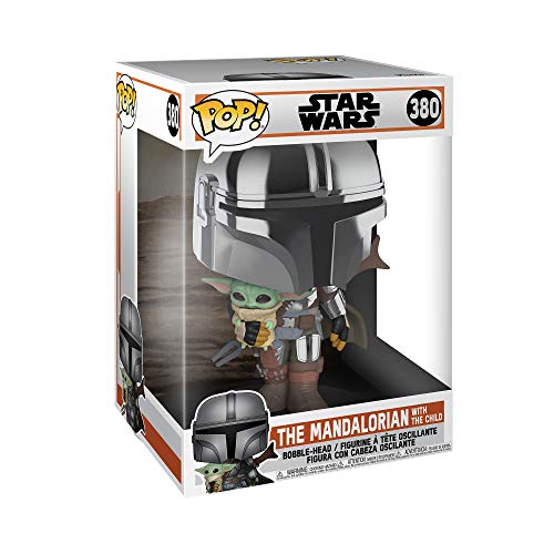 Funko Pop! Starwars: The Mandalorian-10 Inch Mando - 1/6 Quote Für Seltene Chase-Varianterome - Vinyl-Sammelfigur - Geschenkidee - Offizielle Handelswaren - Spielzeug Für Kinder und Erwachsene von Funko