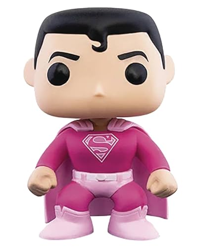 Funko POP! Heroes: Breast Cancer Awareness - Superman - DC Comics - Vinyl-Sammelfigur - Geschenkidee - Offizielle Handelswaren - Spielzeug Für Kinder Und Erwachsene - Comic Books Fans von Funko