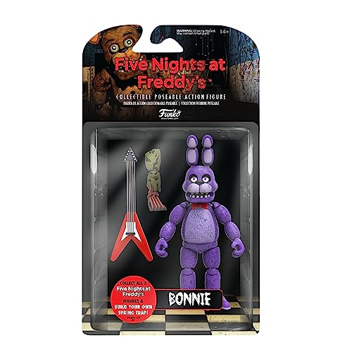 Funko 5" Articulated Action Figure: Five Nights At Freddy's (FNAF) - Bonnie The Rabbit - Sammlerstück - Geschenkidee - Offizielle Handelswaren - Für Jungen, Mädchen, Kinder & Erwachsene von Funko