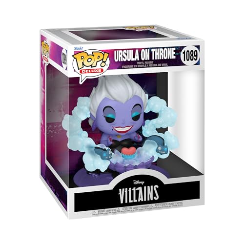 Funko Pop! Deluxe: Disney Villains-Ursula On Throne - Vinyl-Sammelfigur - Geschenkidee - Offizielle Handelswaren - Spielzeug Für Kinder und Erwachsene - Movies Fans - Modellfigur Für Sammler von Funko