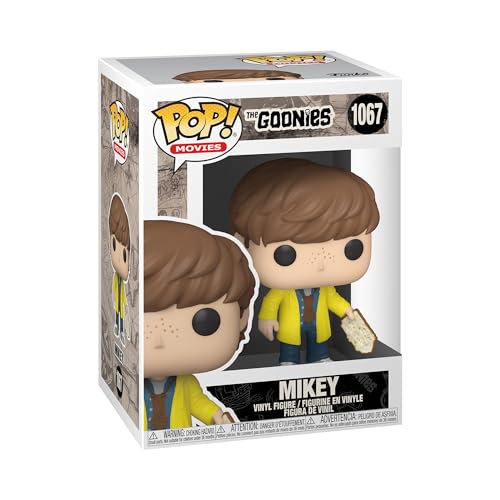 Funko POP! Movies: The Goonies-Mikey mit Map Vinyl - Vinyl-Sammelfigur - Geschenkidee - Offizielle Handelswaren - Spielzeug Für Kinder und Erwachsene - Movies Fans - Modellfigur Für Sammler von Funko